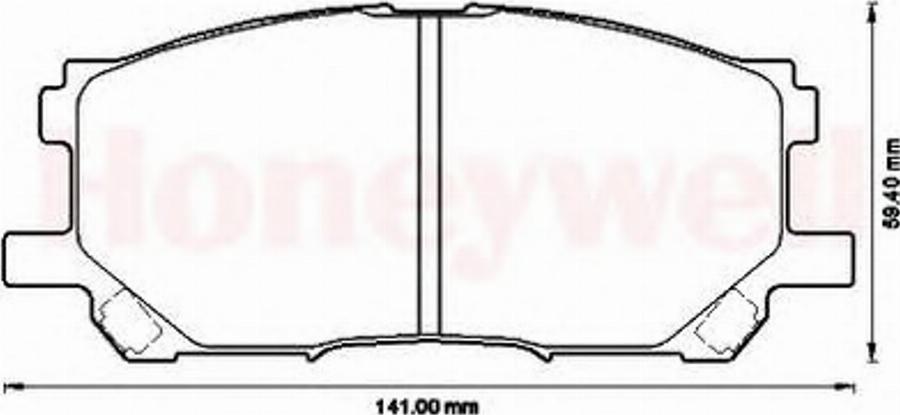 BENDIX 572562B - Kit de plaquettes de frein, frein à disque cwaw.fr