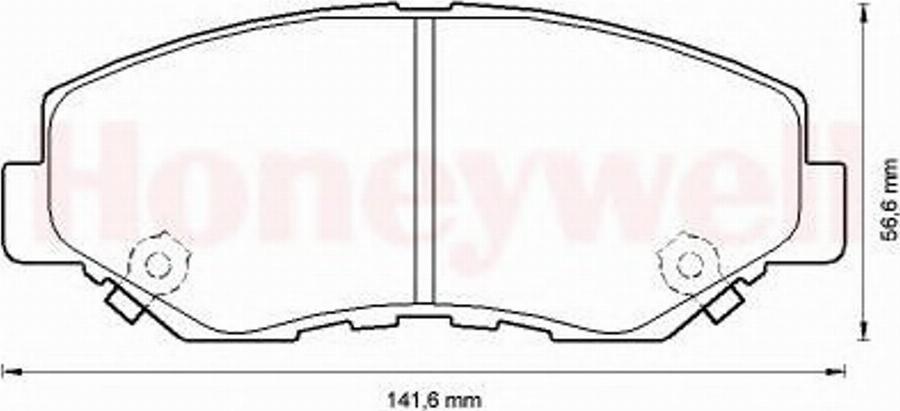 BENDIX 572504B - Kit de plaquettes de frein, frein à disque cwaw.fr