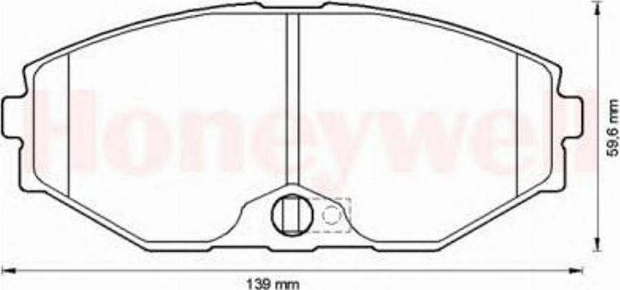 BENDIX 572506B - Kit de plaquettes de frein, frein à disque cwaw.fr