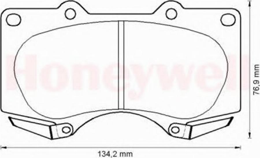 BENDIX 572515B - Kit de plaquettes de frein, frein à disque cwaw.fr