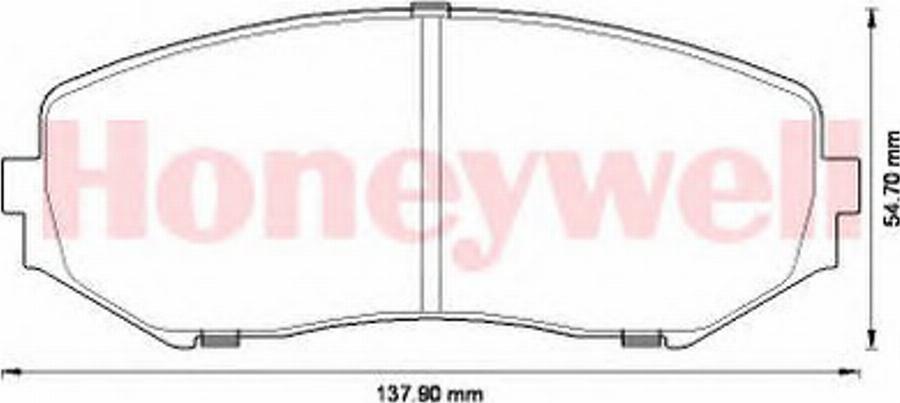 BENDIX 572584B - Kit de plaquettes de frein, frein à disque cwaw.fr