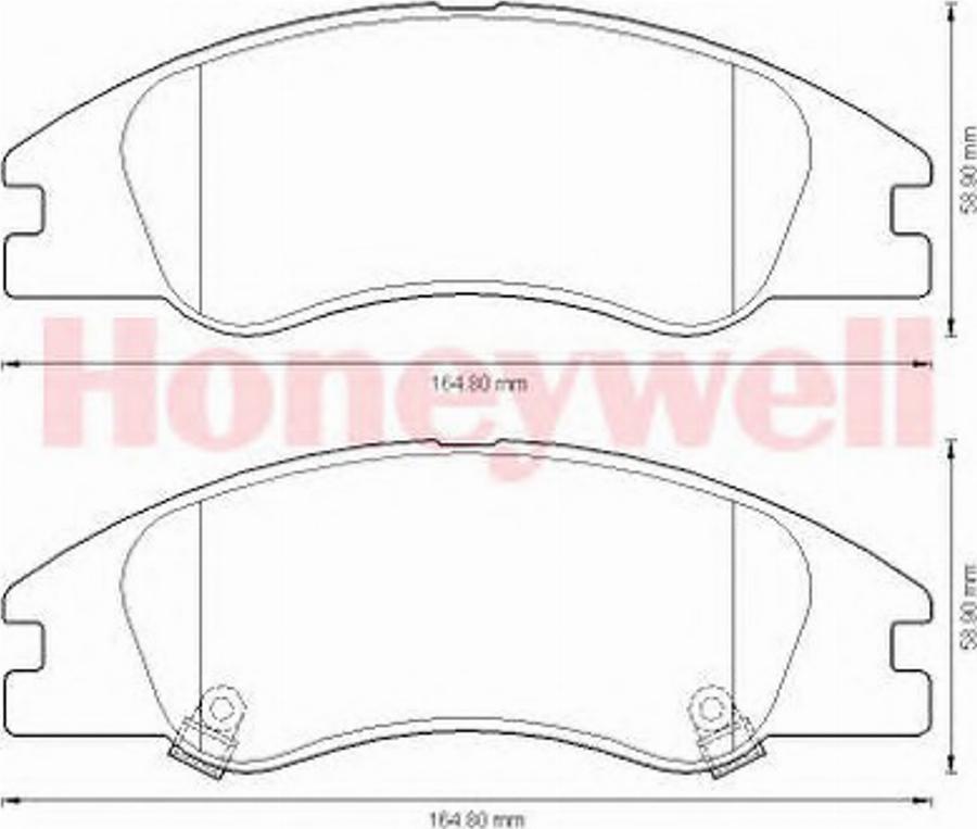 BENDIX 572585B - Kit de plaquettes de frein, frein à disque cwaw.fr