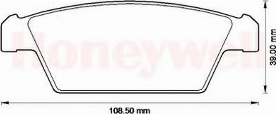 BENDIX 572530B - Kit de plaquettes de frein, frein à disque cwaw.fr