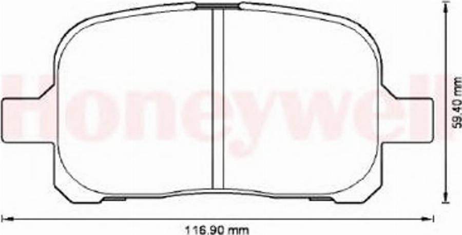 BENDIX 572538B - Kit de plaquettes de frein, frein à disque cwaw.fr