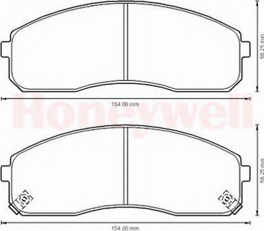 BENDIX 572532B - Kit de plaquettes de frein, frein à disque cwaw.fr