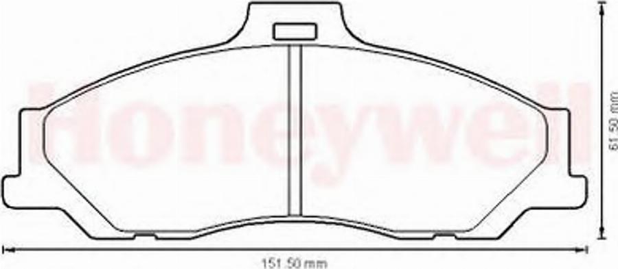 BENDIX 572537B - Kit de plaquettes de frein, frein à disque cwaw.fr