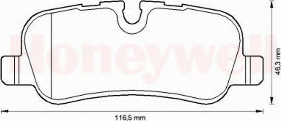 BENDIX 572522B - Kit de plaquettes de frein, frein à disque cwaw.fr