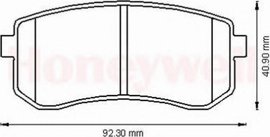 BENDIX 572527B - Kit de plaquettes de frein, frein à disque cwaw.fr