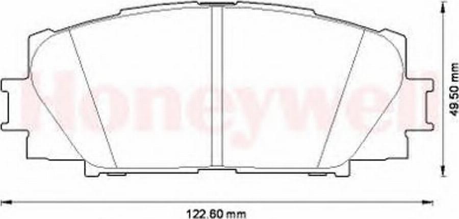 BENDIX 572578B - Kit de plaquettes de frein, frein à disque cwaw.fr