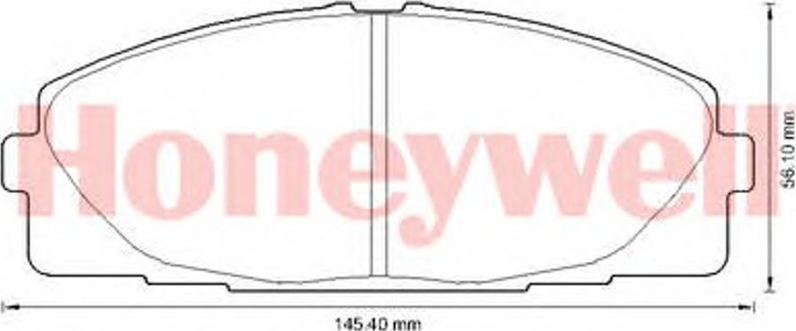 BENDIX 572650B - Kit de plaquettes de frein, frein à disque cwaw.fr