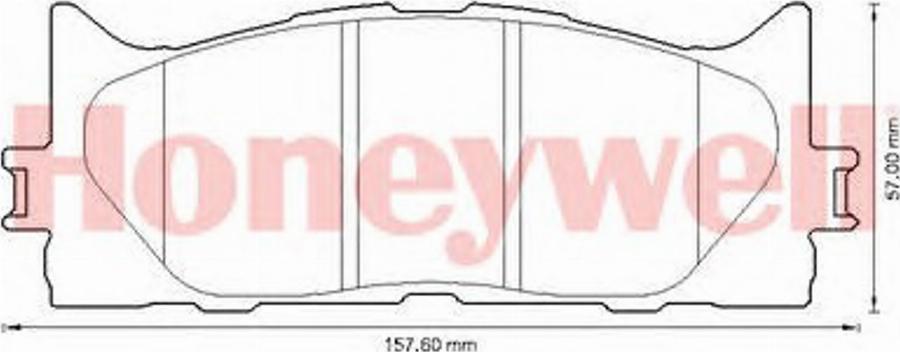 BENDIX 572651B - Kit de plaquettes de frein, frein à disque cwaw.fr