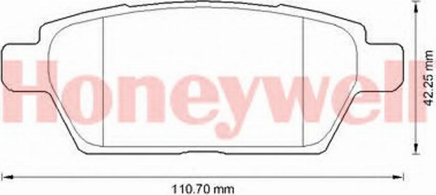 BENDIX 572653B - Kit de plaquettes de frein, frein à disque cwaw.fr