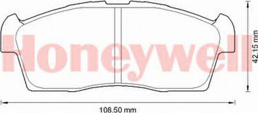 BENDIX 572611B - Kit de plaquettes de frein, frein à disque cwaw.fr