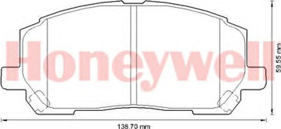 BENDIX 572636B - Kit de plaquettes de frein, frein à disque cwaw.fr