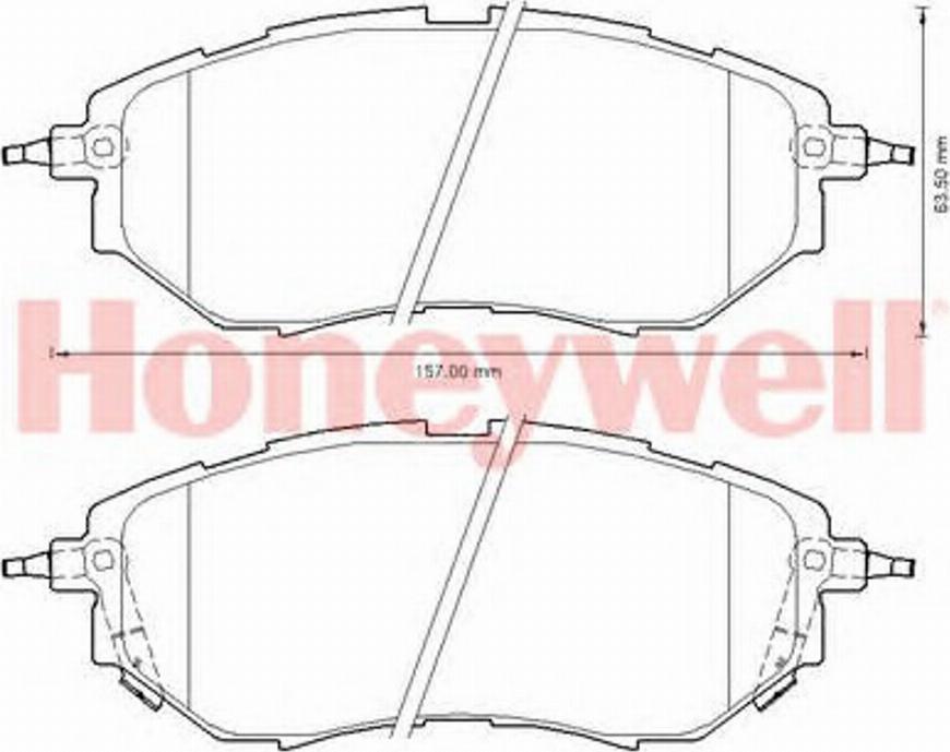 BENDIX 572638B - Kit de plaquettes de frein, frein à disque cwaw.fr