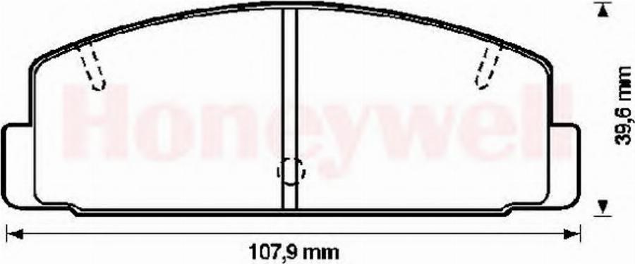 BENDIX 572193B - Kit de plaquettes de frein, frein à disque cwaw.fr