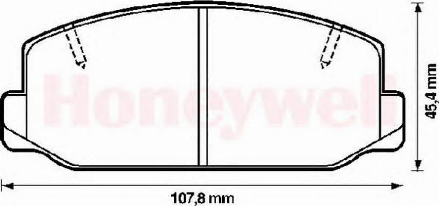 BENDIX 572192B - Kit de plaquettes de frein, frein à disque cwaw.fr