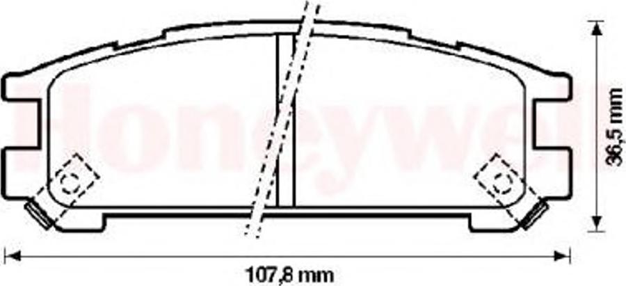 BENDIX 572197B - Kit de plaquettes de frein, frein à disque cwaw.fr