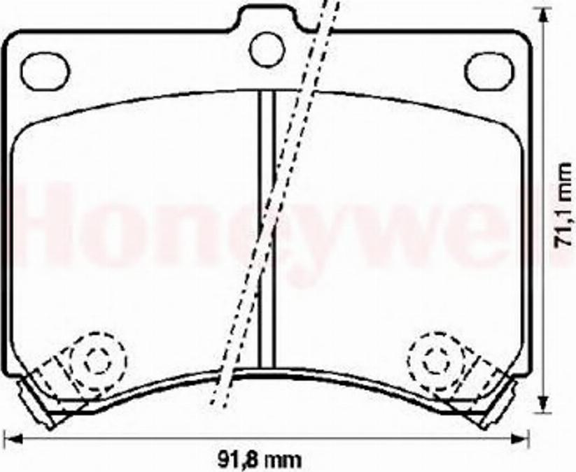 BENDIX 572146B - Kit de plaquettes de frein, frein à disque cwaw.fr