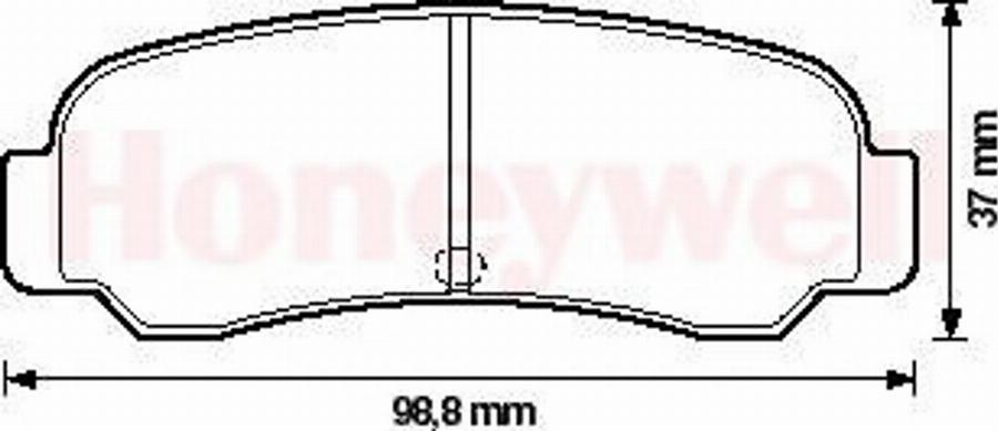 BENDIX 572156B - Kit de plaquettes de frein, frein à disque cwaw.fr