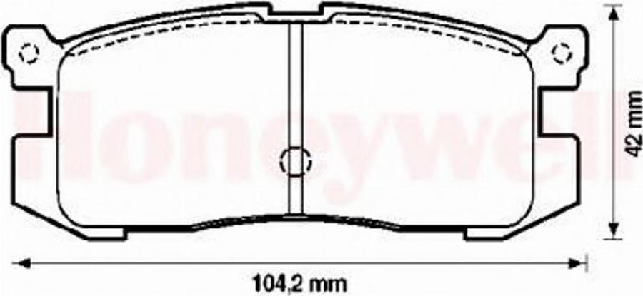 BENDIX 572169B - Kit de plaquettes de frein, frein à disque cwaw.fr