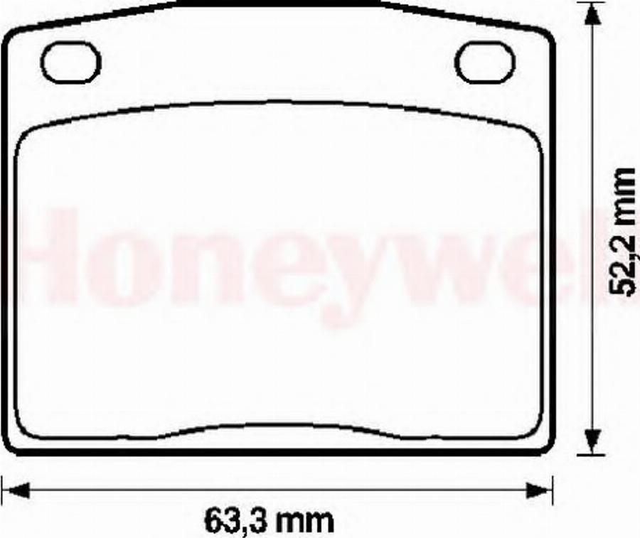 BENDIX 572106B - Kit de plaquettes de frein, frein à disque cwaw.fr