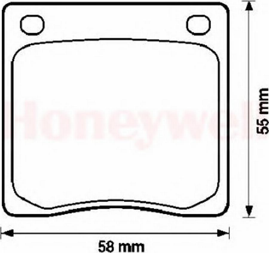 BENDIX 572102B - Kit de plaquettes de frein, frein à disque cwaw.fr