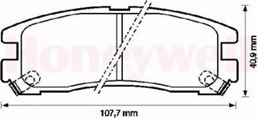 BENDIX 572186B - Kit de plaquettes de frein, frein à disque cwaw.fr