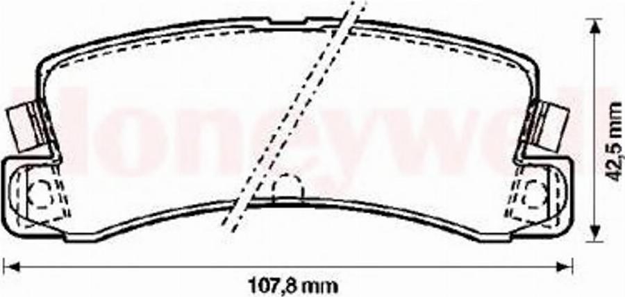 BENDIX 572188B - Kit de plaquettes de frein, frein à disque cwaw.fr