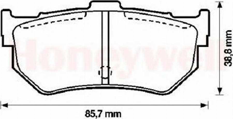 BENDIX 572133B - Kit de plaquettes de frein, frein à disque cwaw.fr