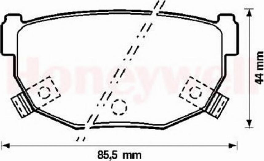 BENDIX 572132B - Kit de plaquettes de frein, frein à disque cwaw.fr