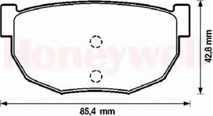 BENDIX 572129B - Kit de plaquettes de frein, frein à disque cwaw.fr