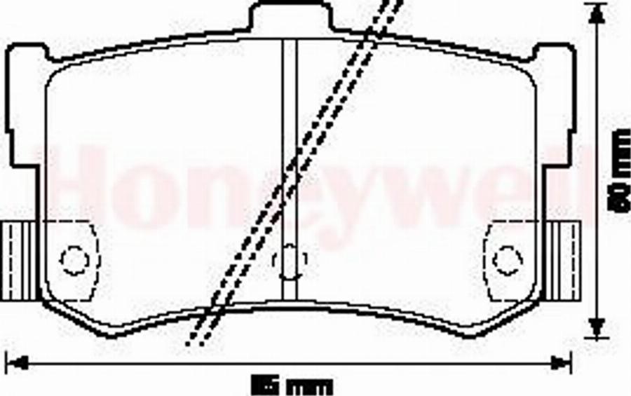 BENDIX 572123B - Kit de plaquettes de frein, frein à disque cwaw.fr