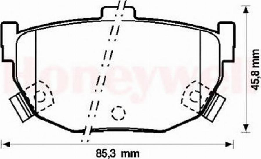 BENDIX 572127B - Kit de plaquettes de frein, frein à disque cwaw.fr