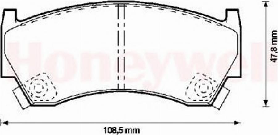 BENDIX 572396 B - Kit de plaquettes de frein, frein à disque cwaw.fr