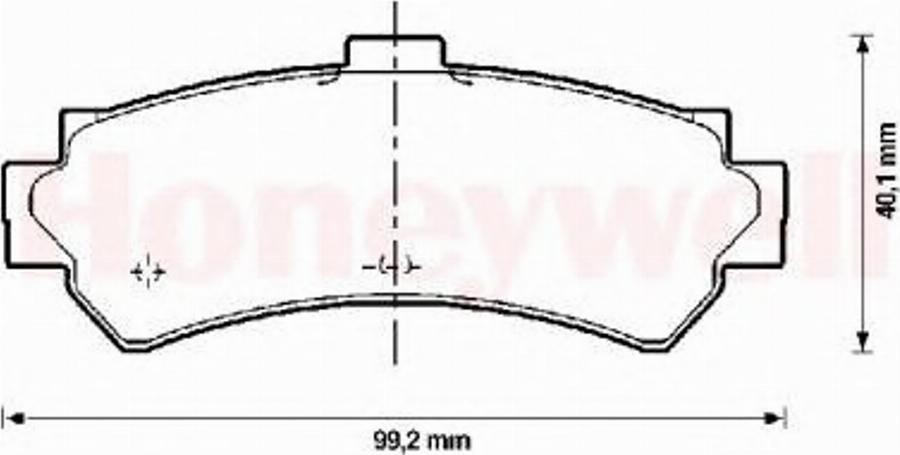 BENDIX 572398B - Kit de plaquettes de frein, frein à disque cwaw.fr