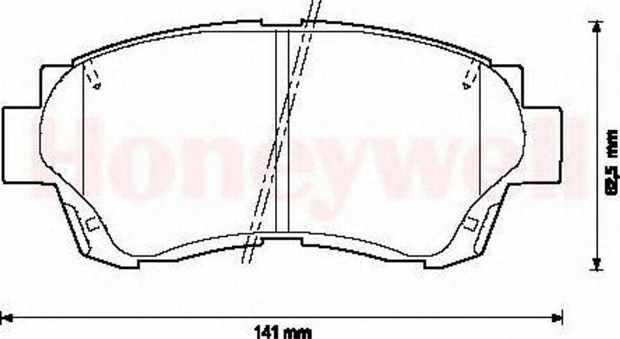 BENDIX 572392B - Kit de plaquettes de frein, frein à disque cwaw.fr