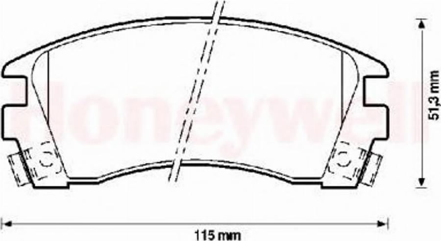 BENDIX 572397B - Kit de plaquettes de frein, frein à disque cwaw.fr