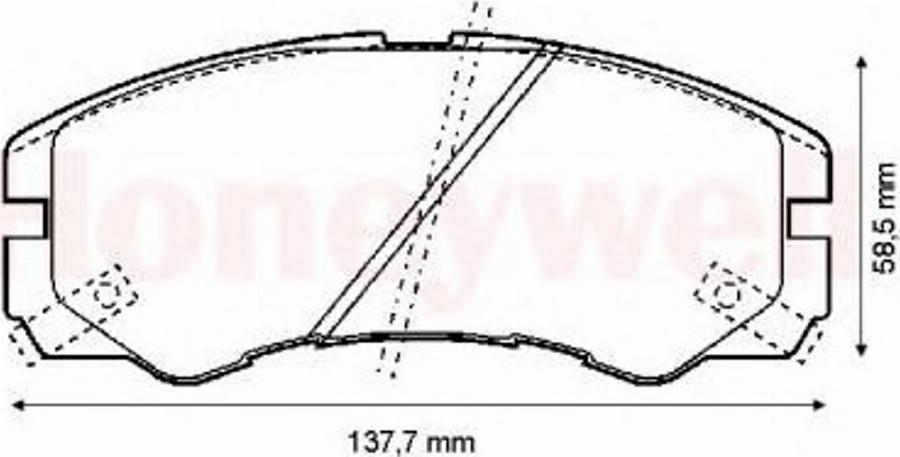 BENDIX 572348B - Kit de plaquettes de frein, frein à disque cwaw.fr