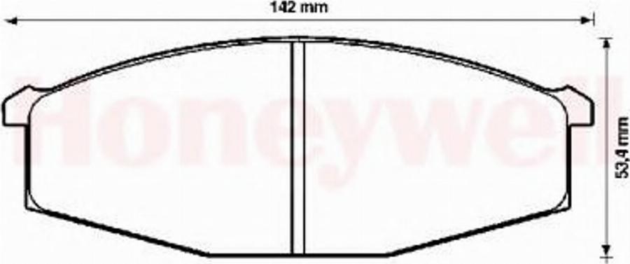 BENDIX 572361B - Kit de plaquettes de frein, frein à disque cwaw.fr