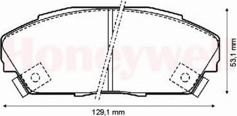 BENDIX 572309B - Kit de plaquettes de frein, frein à disque cwaw.fr