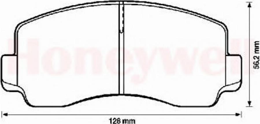 BENDIX 572302B - Kit de plaquettes de frein, frein à disque cwaw.fr