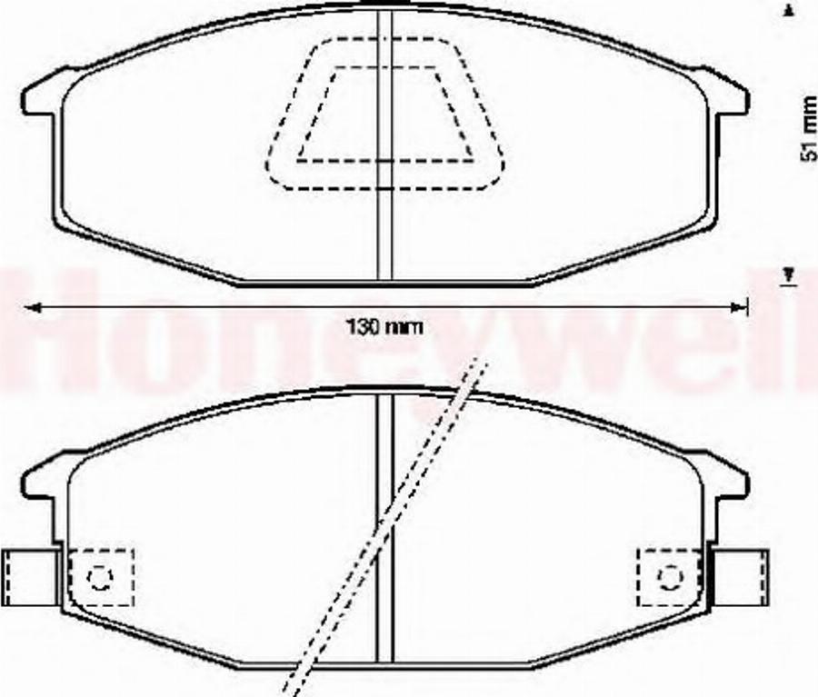 BENDIX 572315B - Kit de plaquettes de frein, frein à disque cwaw.fr