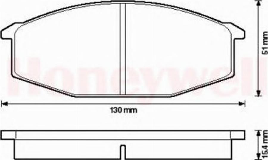 BENDIX 572316B - Kit de plaquettes de frein, frein à disque cwaw.fr