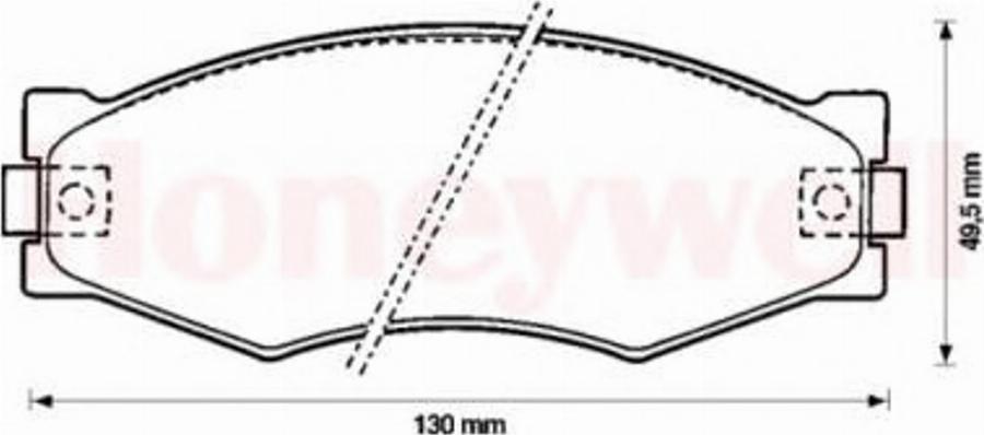 BENDIX 572313B - Kit de plaquettes de frein, frein à disque cwaw.fr