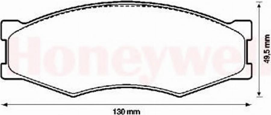 BENDIX 572312B - Kit de plaquettes de frein, frein à disque cwaw.fr