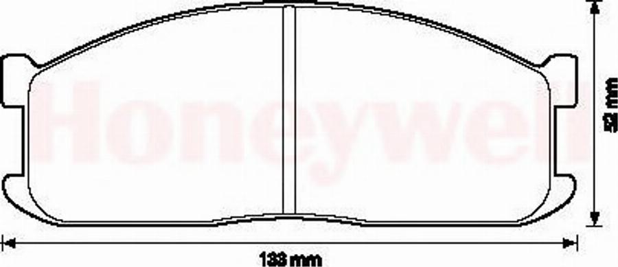 BENDIX 572331B - Kit de plaquettes de frein, frein à disque cwaw.fr