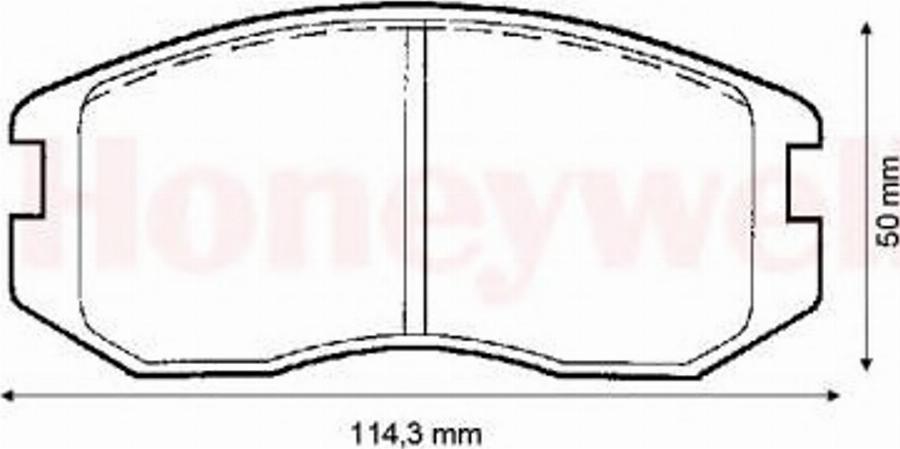 BENDIX 572375B - Kit de plaquettes de frein, frein à disque cwaw.fr