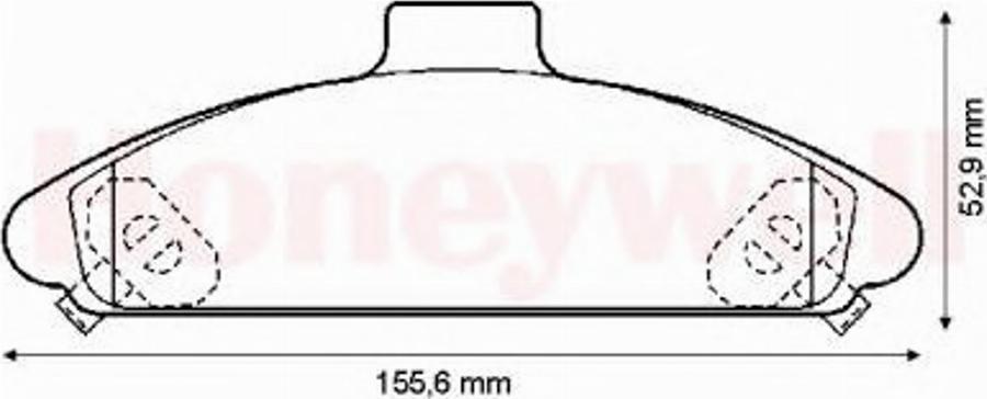 BENDIX 572371B - Kit de plaquettes de frein, frein à disque cwaw.fr