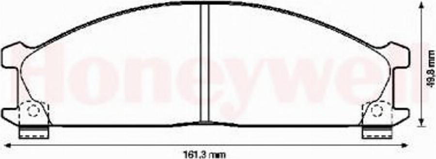 BENDIX 572373B - Kit de plaquettes de frein, frein à disque cwaw.fr